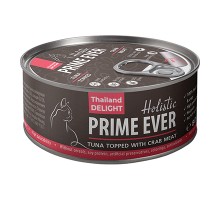 Prime Ever 1B Тунец с крабом с желе для кошек, 80г