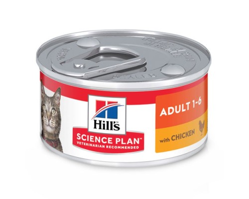 Hills SP Feline Adult Chicken, кс 82г