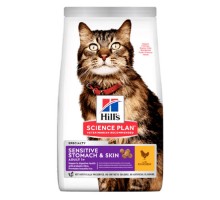 Hills SP Feline Adult Sensitive Stomach&Skin Chicken, 300г