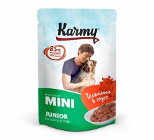 KARMY Mini Junior Телятина в соусе для щенков, пауч 80г
