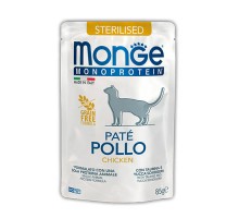 Monge Cat Monoprotein Pollo д/стерил. кош. Курица пауч, 85г