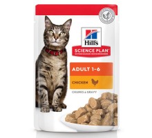 Hill's Feline Adult с Курицей, пауч 85г