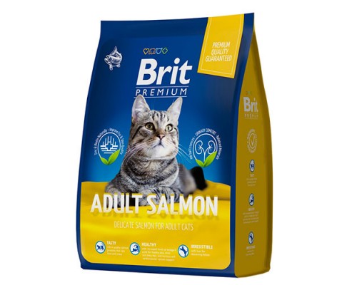 Brit Premium Cat Adult Salmon, 800гр