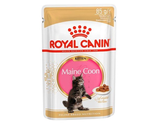 Royal Canin Maine Coon Kitten, 85г (соус)