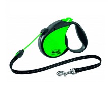 FLEXI Limited Edition Neon Reflect S,  5м трос, зеленый