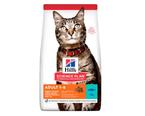 Hills SP Feline Adult with Tuna, 1.5кг
