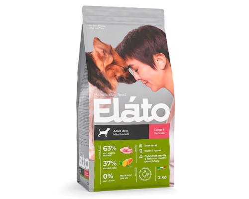 Elato Holistic Adult Dog Mini Lamb & Venison, 500г