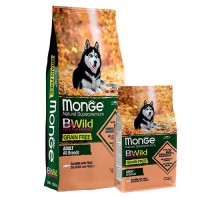 Monge Dog GRAIN FREE Adult Salmone корм для собак всех пород Лосось, 2.5кг