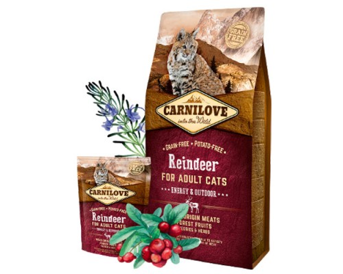 Carnilove Reindeer for Adult Cats - Energy&Outdoor