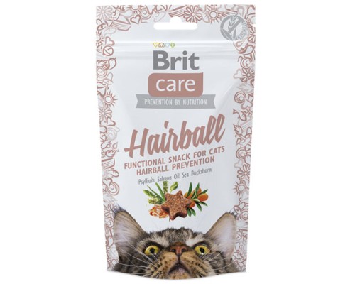 Brit Care Cat Snack Hairball лакомство для кошек 50г