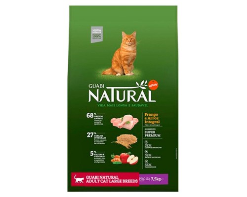 Guabi Natural для взрослых кошек крупных пород, 1,5кг