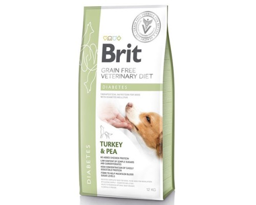 Brit Veterinary Diet Dog Grain Free Diabetes, 2кг