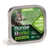 Monge Cat BWild GRAIN FREE д/к стерил. кабан с овощами кс, 100г