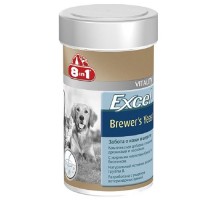 8in1 Excel Brewers Yeast with Garlic, 140тбл.
