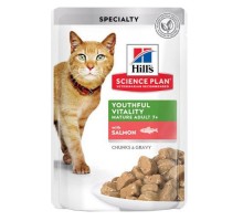 Hill's Feline Adult Perfect Weight с Лососем, пауч 85г