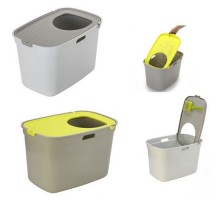 Moderna био-туалет Top Cat 59x39x38h см Cеро-лимонный