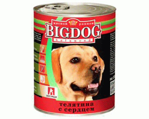 BIG DOG Телятина с сердцем, 850г