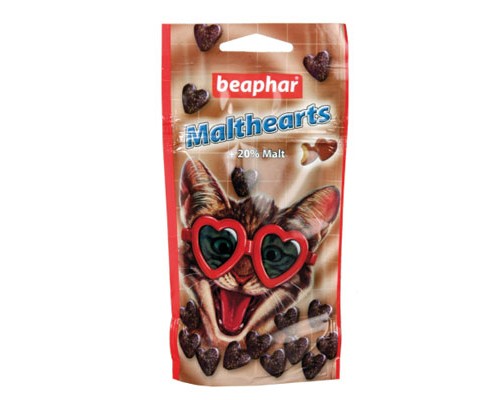 Beaphar Malt-Hearts Сердечки с мальт-пастой, 150тб