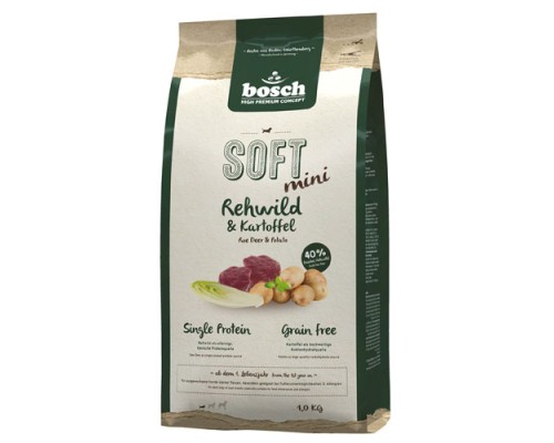 Bosch SOFT MINI с косулей и картофелем, 2,5кг
