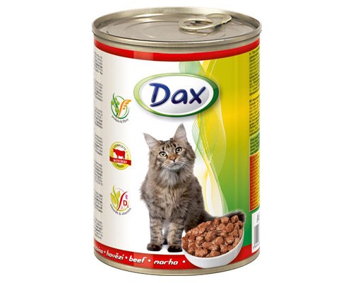Dax кусочки в соусе с Говядиной, для кошек кс. 415г