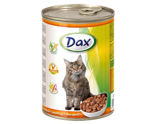 Dax кусочки в соусе с Птицей, для кошек кс. 415г