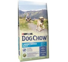 Dog Chow Puppy Large Breed (с индейкой), 2,5кг