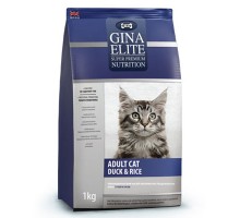GINA Elite Adult Cat Duck&Rice корм для кошек