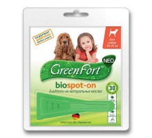 GREEN FORT NEO БиоКапли для собак весом от 10 до 25кг