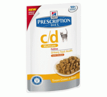 Hills Prescription Diet Feline c/d Multicare с курицей, 85гр