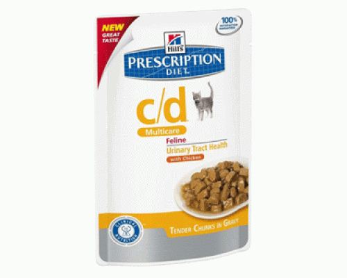 Купить Hills Prescription Diet Feline c/d Multicare с курицей 85гр