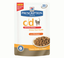 Hills Prescription Diet Feline c/d Urinary Stress с курицей, 85г 12шт