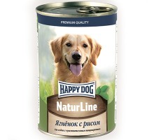 Happy dog Ягненок+рис, кс 970г