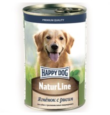 Happy dog Ягненок+рис, кс 970г