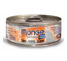 Monge Cat Natural для кошек тунец с лососем, кс 80г