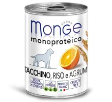 Monge Dog Monoproteico Fruit паштет индейка/рис/цитрус, 400г