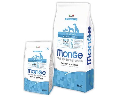 Monge Dog SPECIALITY Hypoallergenic для взрослых собак всех пород, 2.5кг