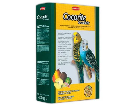 PADOVAN GRANDMIX cocorite Основной корм для волн. попугаев, 400г