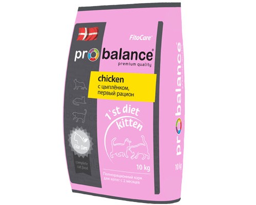 ProBalance 1st Diet для котят с цыпленком, 10кг