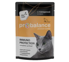 ProBalance Immuno Рrotection, для кошек с Говядиной, пауч 85г (1шт.)
