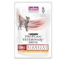 Purina Vet Diet Feline DM при Диабете, 10шт, 85г, Лосось