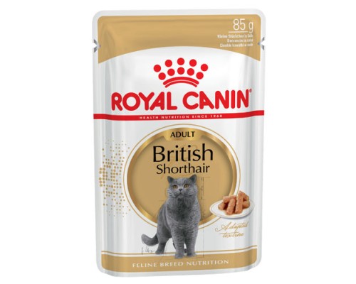Royal Canin BRITISH SHORTHAIR ADULT, 85г (соус)