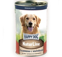 Happy dog кусочки в соусе телятина с индейкой, кс 410г