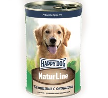 Happy dog кусочки в соусе телятина с овощами, кс 410г