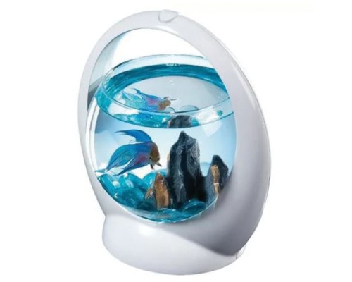 Tetra Betta Ring белый аквариум-шар с освещением LED 1,8л