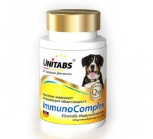 Unitabs ImmunoComplex Q10 для собак крупных пород, 100тбл.
