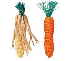 Набор игрушек д/грыз.Морковь и Кукуруза TRIXIE