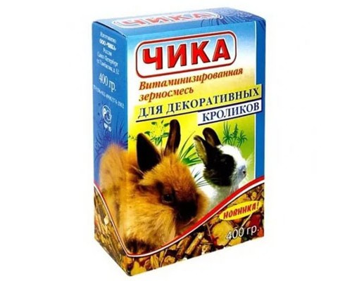 ЧИКА Корм для кроликов, 400г