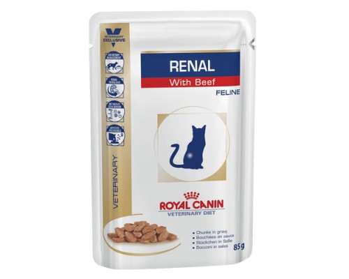 Royal Canin Renal, пауч (говядина), 12шт