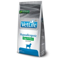 Farmina Vet Life Dog Hypoallergenic Egg & Rice, 12кг