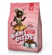 Banditos д/кош Adult д/привередливых Аппетитная индейка, 1,5кг